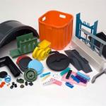 Sample Injection molding parts for a variety of industries on different materials.